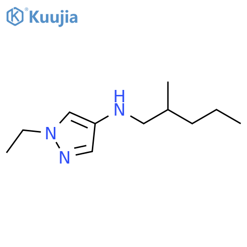 1-ethyl-N-(2-methylpentyl)-1H-pyrazol-4-amine structure