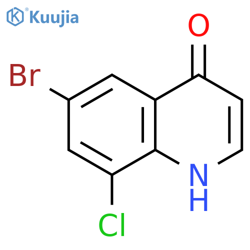 6-bromo-8-chloro-1,4-dihydroquinolin-4-one structure