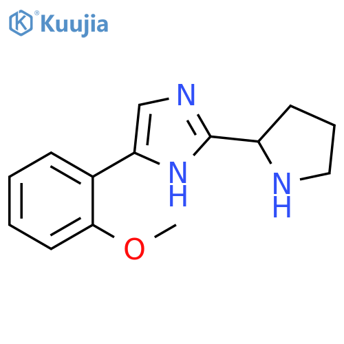 4-(2-methoxyphenyl)-2-(pyrrolidin-2-yl)-1H-imidazole structure