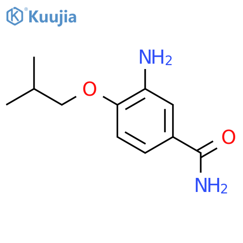 3-Amino-4-isobutoxybenzamide structure