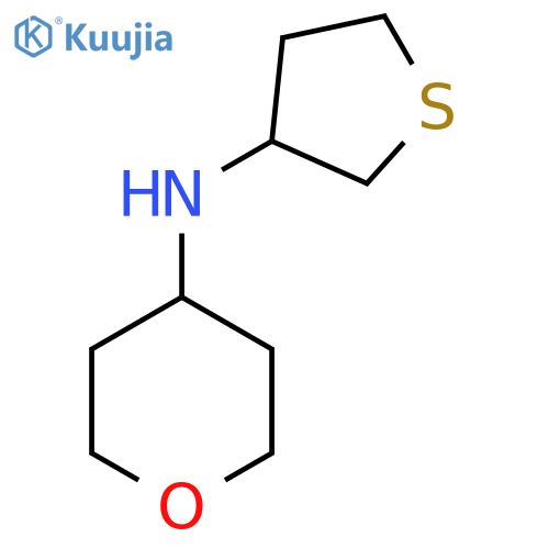 N-(Thiolan-3-yl)oxan-4-amine structure
