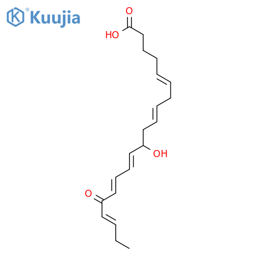 5,8,12,14,17-Eicosapentaenoicacid, 11-hydroxy-16-oxo-, (5Z,8Z,12E,14E,17E)- structure