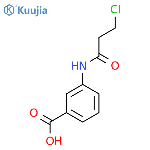 3-(3-Chloropropanoyl)aminobenzoic Acid structure