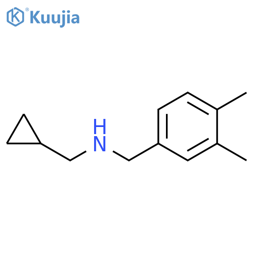(cyclopropylmethyl)(3,4-dimethylphenyl)methylamine structure