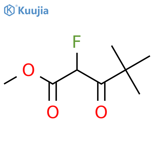 methyl 2-fluoro-4,4-dimethyl-3-oxopentanoate structure