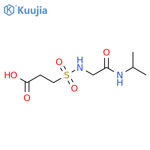 3-({(Propan-2-yl)carbamoylmethyl}sulfamoyl)propanoic Acid structure