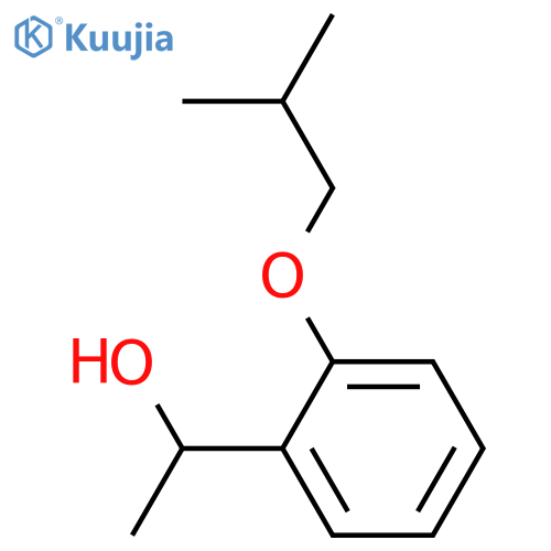 1-[2-(2-methylpropoxy)phenyl]ethanol structure