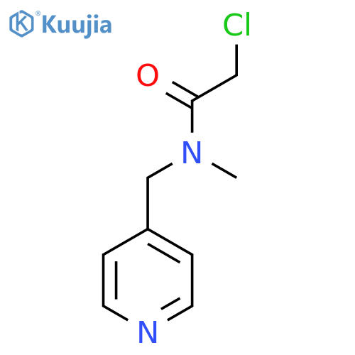 2-Chloro-N-methyl-N-pyridin-4-ylmethyl-acetamide structure