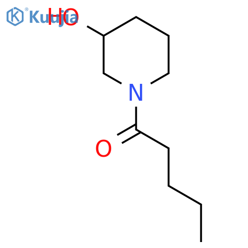 1-(3-Hydroxypiperidin-1-yl)pentan-1-one structure
