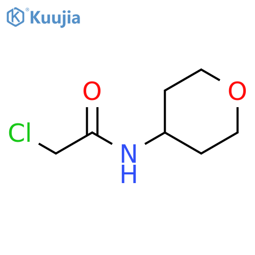 2-chloro-N-(oxan-4-yl)acetamide structure