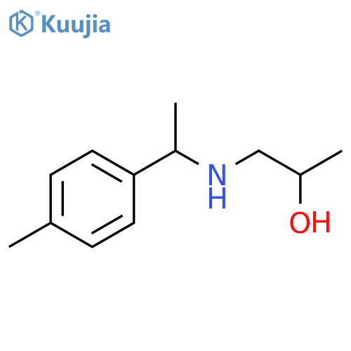 1-{1-(4-methylphenyl)ethylamino}propan-2-ol structure