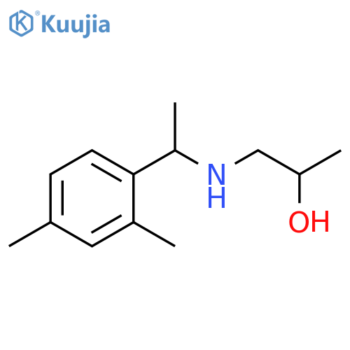 1-{1-(2,4-dimethylphenyl)ethylamino}propan-2-ol structure