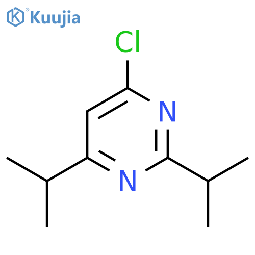 4-Chloro-2,6-bis(propan-2-yl)pyrimidine structure