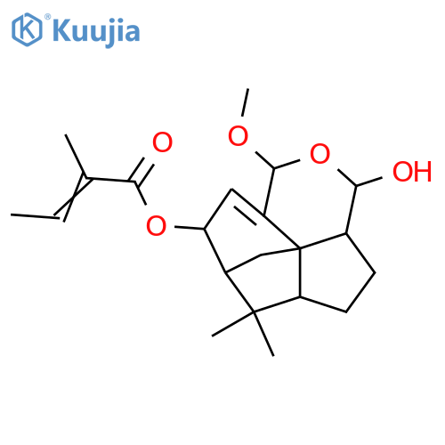 14,15-Epoxy-4-isocedrene-3,14,15-triol; (3β,14α,15β)-form, 15-Me ether, 3-angeloyl structure