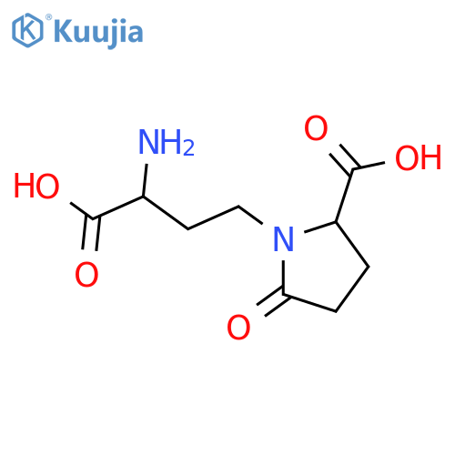 α-Amino-2-carboxy-5-oxo-1-pyrrolidinebutanoic acid; (2S,3'S)-form structure