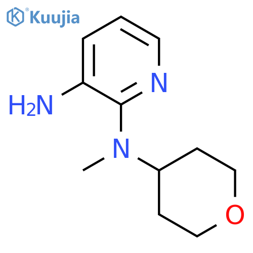 N2-Methyl-N2-(oxan-4-yl)pyridine-2,3-diamine structure
