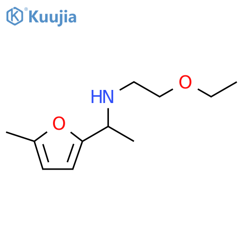 (2-ethoxyethyl)1-(5-methylfuran-2-yl)ethylamine structure