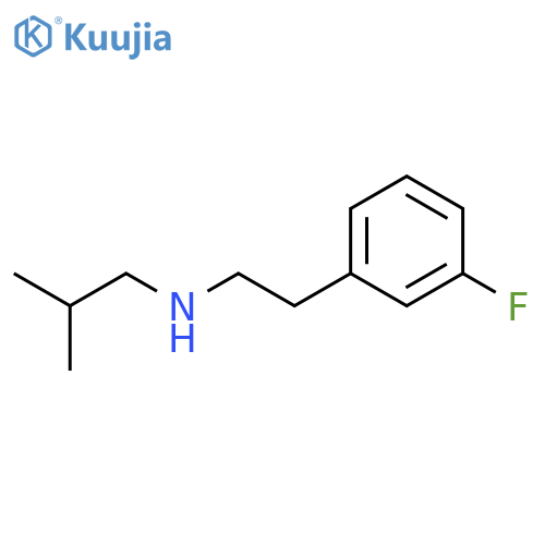 2-(3-fluorophenyl)ethyl(2-methylpropyl)amine structure