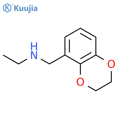 (2,3-dihydro-1,4-benzodioxin-5-yl)methyl(ethyl)amine structure