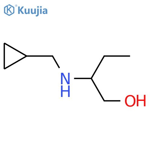 2-[(Cyclopropylmethyl)amino]butan-1-ol structure