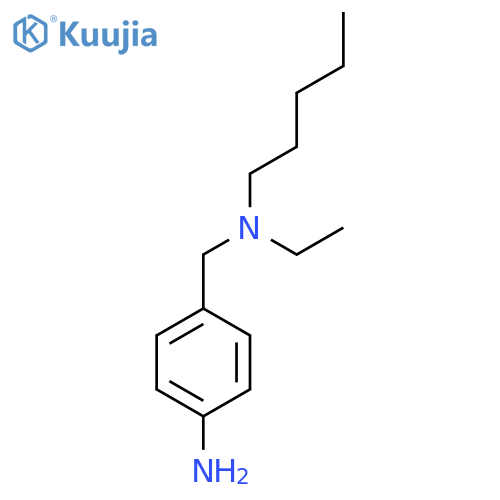 4-{ethyl(pentyl)aminomethyl}aniline structure