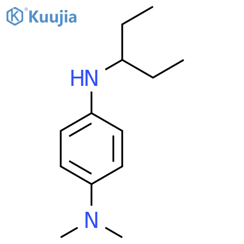 N1,N1-dimethyl-N4-(pentan-3-yl)benzene-1,4-diamine structure