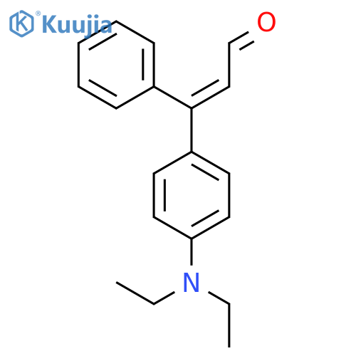 2-Propenal, 3-[4-(diethylamino)phenyl]-3-phenyl- structure