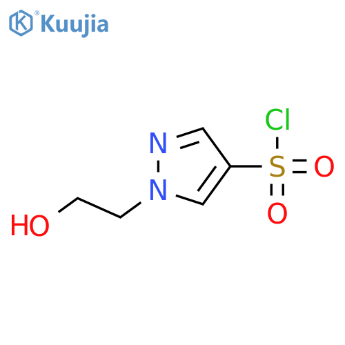 1H-Pyrazole-4-sulfonyl chloride, 1-(2-hydroxyethyl)- structure