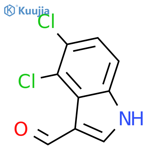 4,5-dichloro-1H-Indole-3-carboxaldehyde structure