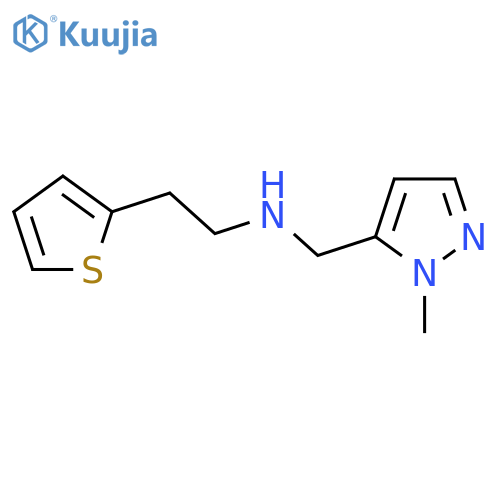(1-methyl-1H-pyrazol-5-yl)methyl2-(thiophen-2-yl)ethylamine structure