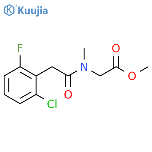 Methyl 2-2-(2-Chloro-6-fluorophenyl)-N-methylacetamidoacetate structure