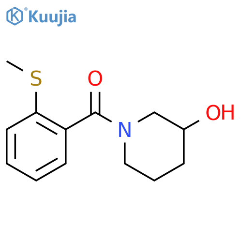 1-[2-(Methylsulfanyl)benzoyl]piperidin-3-ol structure