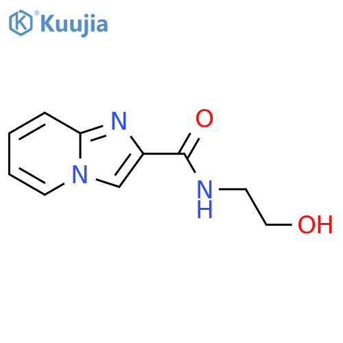 N-(2-Hydroxyethyl)imidazo[1,2-a]pyridine-2-carboxamide structure