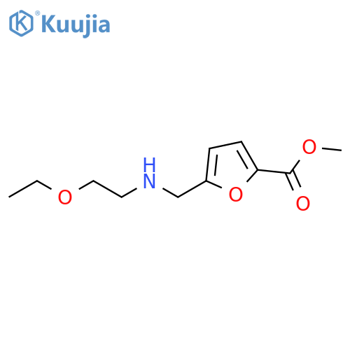Methyl 5-{(2-Ethoxyethyl)aminomethyl}furan-2-carboxylate structure