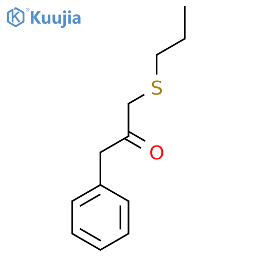 1-Phenyl-3-(propylsulfanyl)propan-2-one structure