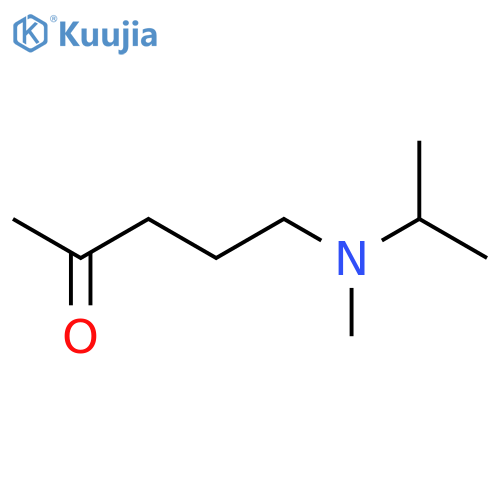 5-methyl(propan-2-yl)aminopentan-2-one structure