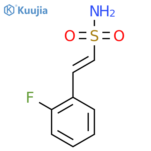 (e)-2-(2-Fluorophenyl)ethene-1-sulfonamide structure