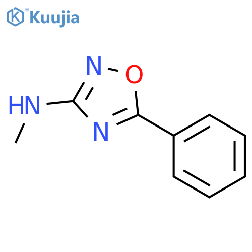 N-methyl-5-phenyl-1,2,4-oxadiazol-3-amine structure