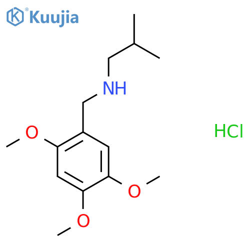 (2-Methylpropyl)[(2,4,5-trimethoxyphenyl)methyl]amine hydrochloride structure