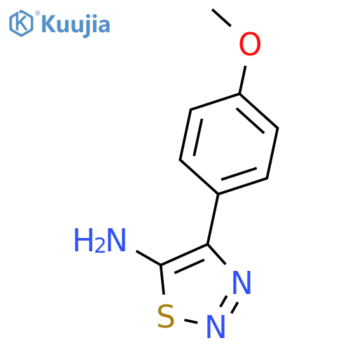 4-(4-METHOXYPHENYL)-1,2,3-THIADIAZOL-5-AMINE structure