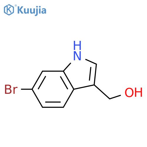 1H-Indole-3-methanol, 6-bromo- structure