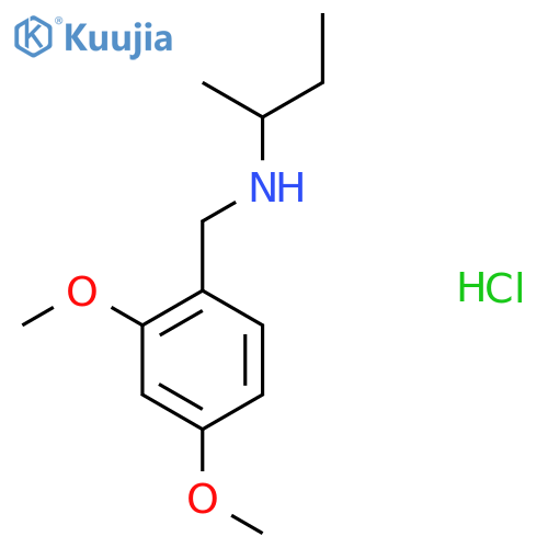 (Butan-2-yl)[(2,4-dimethoxyphenyl)methyl]amine hydrochloride structure