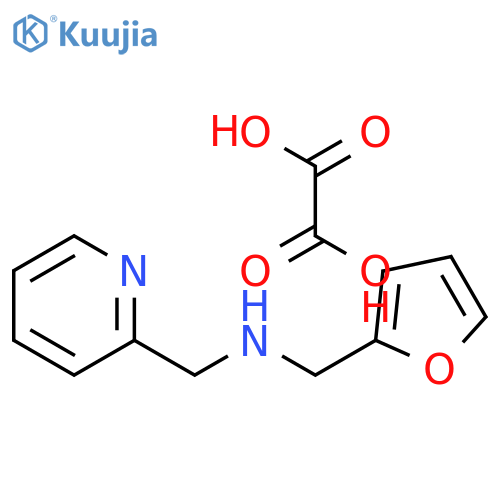 (2-furylmethyl)(2-pyridinylmethyl)amine oxalate structure