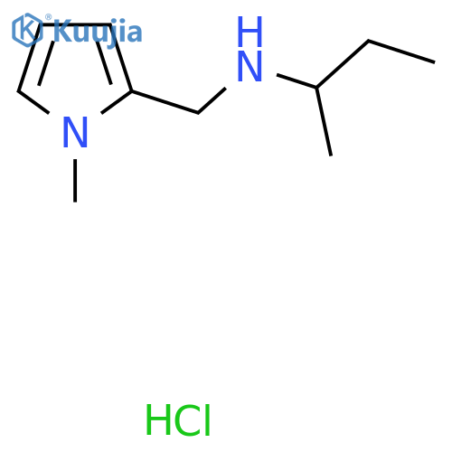 (Butan-2-yl)[(1-methyl-1H-pyrrol-2-yl)methyl]amine hydrochloride structure