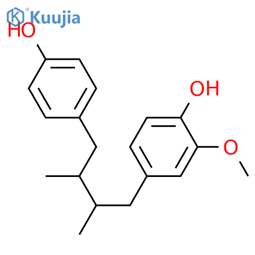 8,8'-Lignan-3,4,4'-triol; (8R*,8'S*)-form, 3-Me ether structure