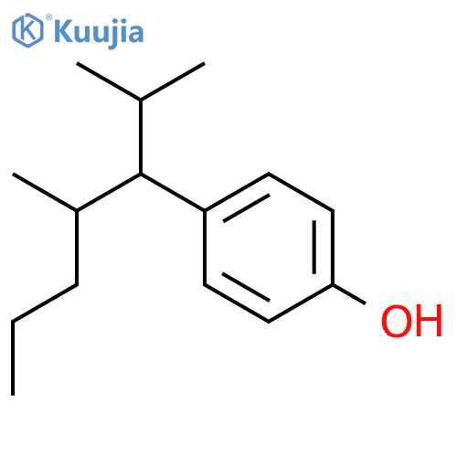 4-(2-Methyl-1-isopropyl)pentylphenol(Mixture of Diastereomers) structure