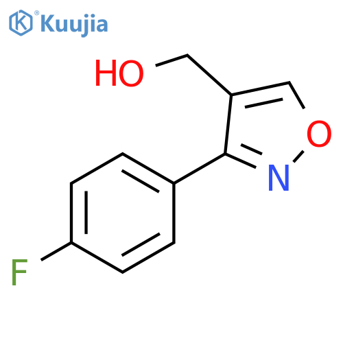 [3-(4-Fluorophenyl)-isoxazol-4-yl]-methanol structure