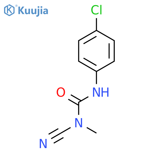 Urea, N'-(4-chlorophenyl)-N-cyano-N-methyl- structure