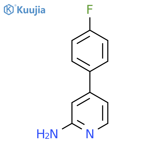 4-(4-Fluorophenyl)-2-pyridinamine structure