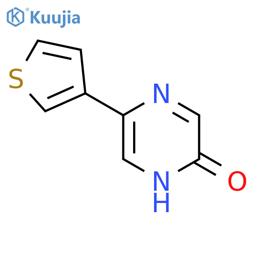 5-(3-Thienyl)-2-hydroxypyrazine structure